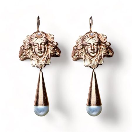 Alta Bigiotteria Fiorentina 14k Gold Plated earrings Ref. Florentia