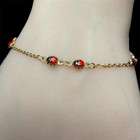 Super sweet 9k solid gold kids Bracelet made in Italy